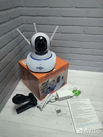 Камера видеонаблюдения WiFi Full HD радио няня