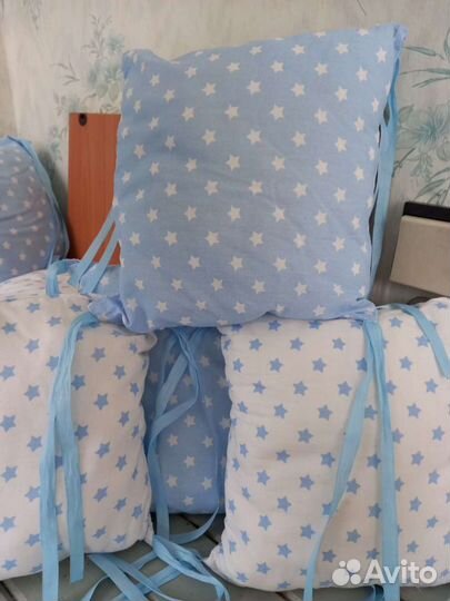 Подушка-бортик для кроватки