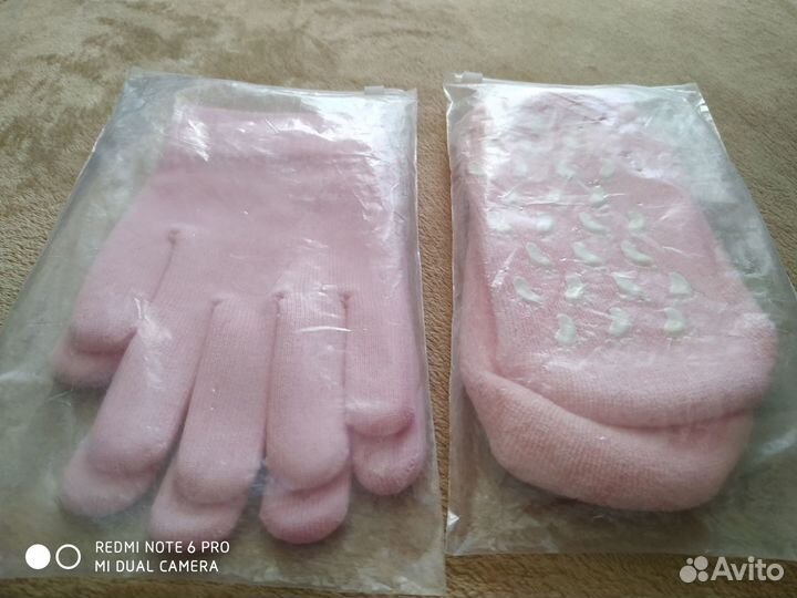 Перчатки + носки Многоразовые силиконовые