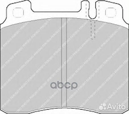 Колодки тормозные MB S(W140) -98 передн. FDB800