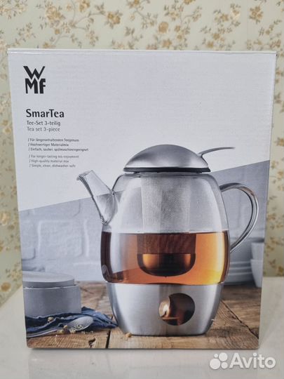 WMF Заварочный чайник SmarTea, 1 л, нерж. сталь