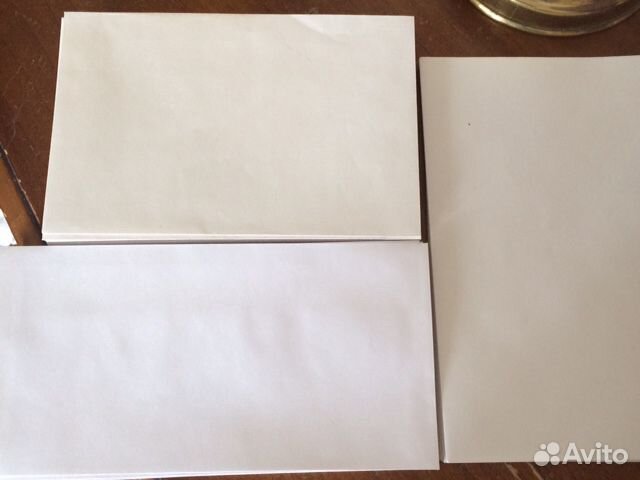 Конверты белые 65 шт