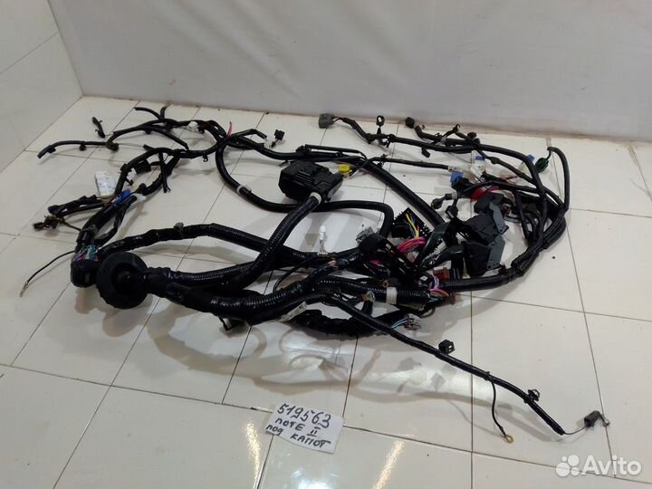 Электропроводка под капот (Nissan Note)