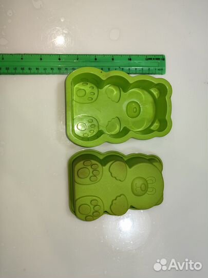 Формочки для выпечки силиконовые, 2 шт