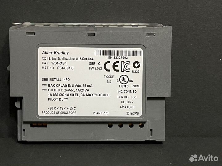 Allen Bradley 1734-OB4 Б/У, 20 шт