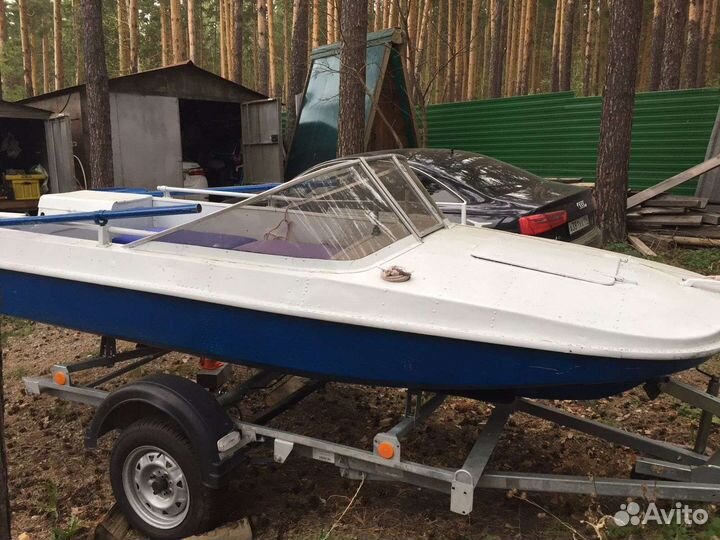 Стекло с калиткой на лодку Обь