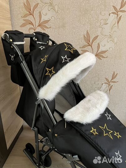 Санки коляска pikate 
