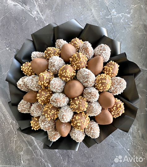 Букет из клубники в шоколаде