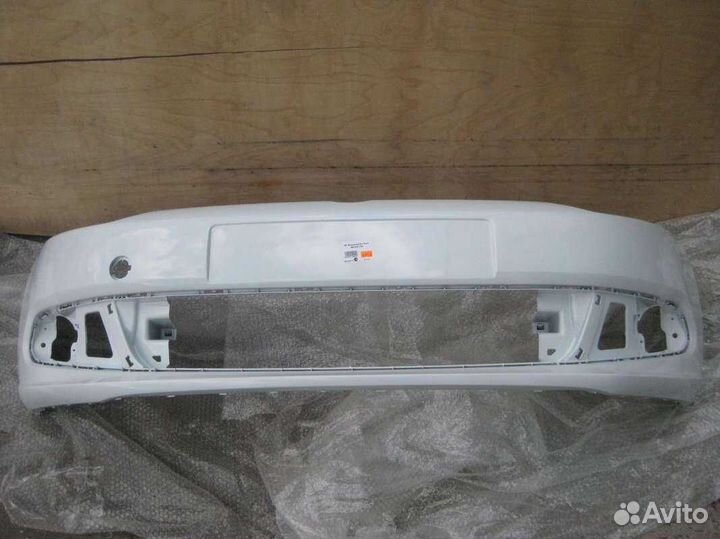 Бампер передний VW polo 10-15 белый