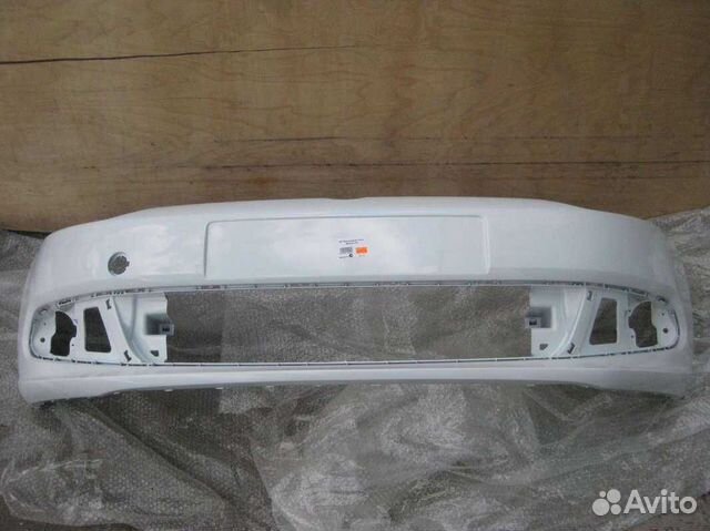 Бампер передний VW polo 10-15 белый