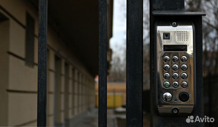 Установка видео домофона скуд