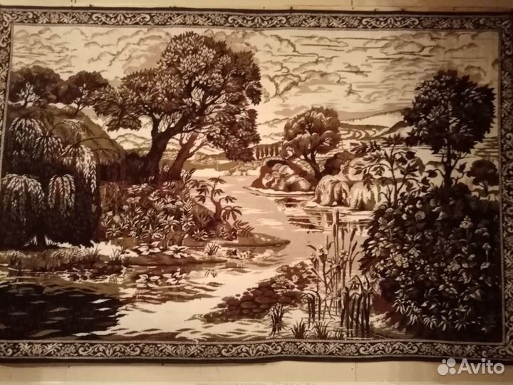 Ковёр-картина шерстяной ретро