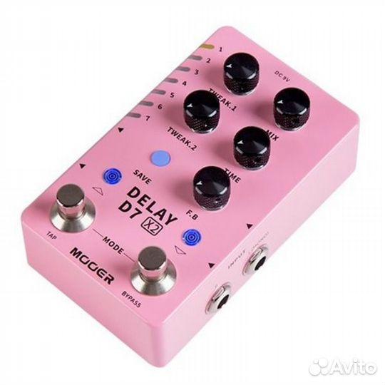 Педаль Mooer D7 Delay X2