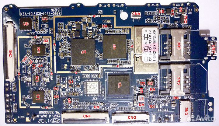 Dexp Ursus P210 с битым тачем по частям