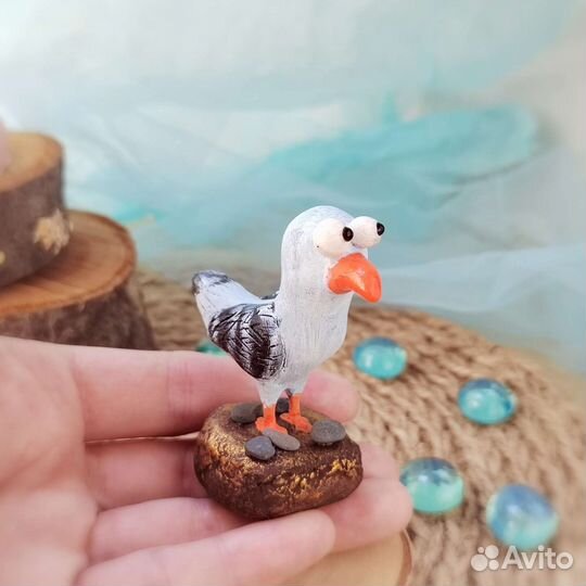 Морской сувенир чайка 7-8см