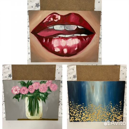 Картина рисунок масло