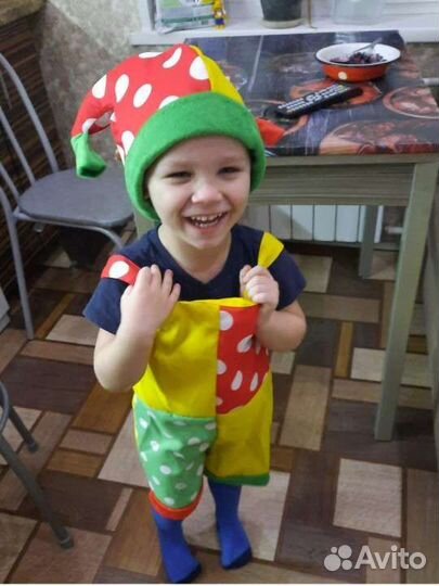 Новогодний костюм петрушка