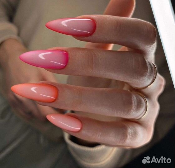 Наращивание ногтей Гель лак Маникюр Педикюр