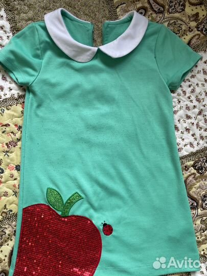 Повседневное платье для девочки 4-5 лет