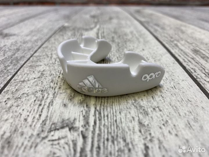 Капа Opro Adidas Bronze GEN4 Self-Fit White