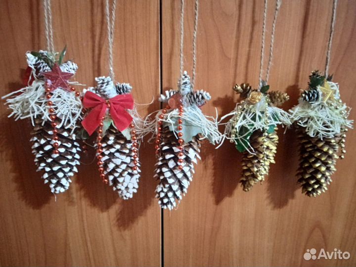 Новогодние игрушки ручной работы