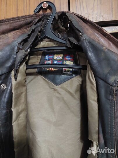 Кожаная куртка мужская