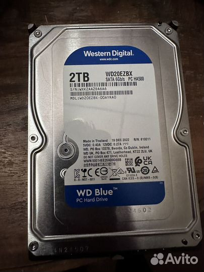 Жесткий диск 2 тб