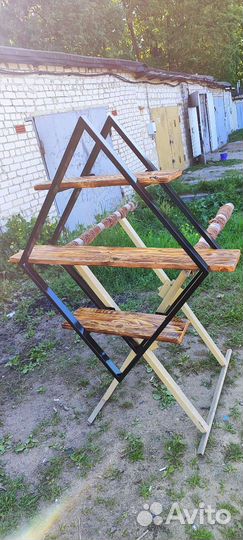 Полка настенная в стиле лофт