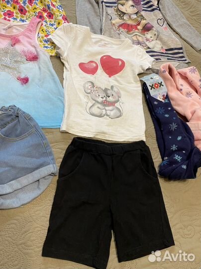 Вещи пакетом на девочку размер 98-104