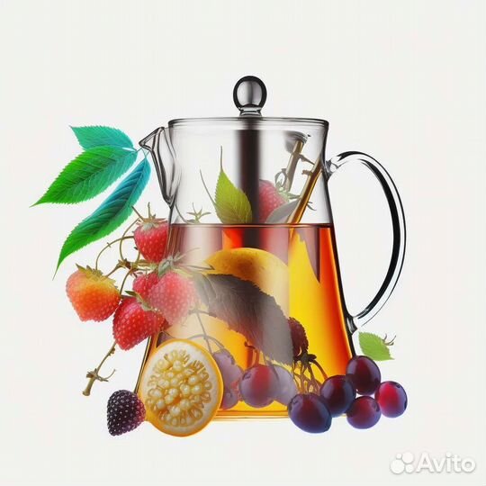 Чайник 500мл заварочный стеклянный Доставка