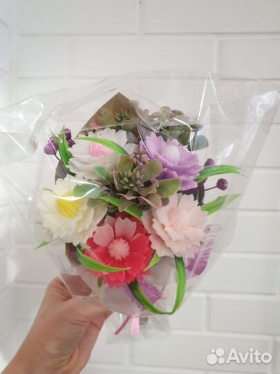 Букет из мыла