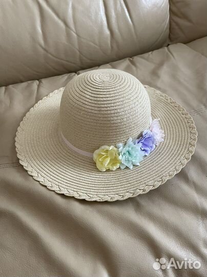 Соломенная шляпа H&M 4-6 лет новая