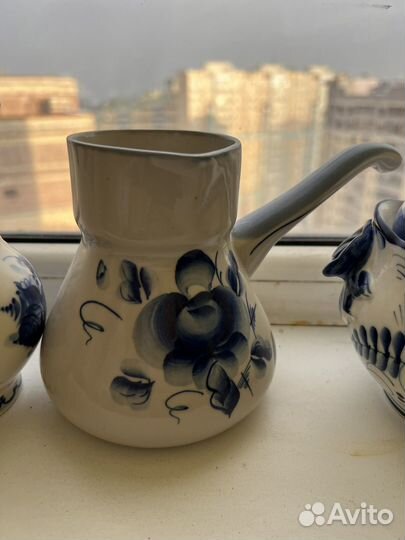 Фарфоровая посуда гжель