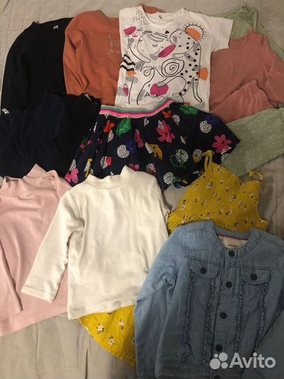 Вещи пакетом для девочки 92 98 104