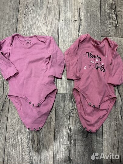 Вещи пакетом на девочку 68 74