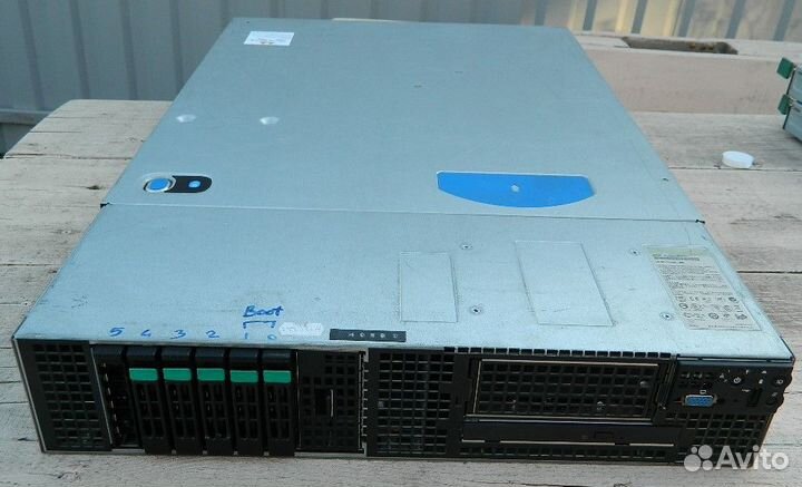 Сервер Intel Xeon S5520UR/E5620х2/24Gb/6HDD/райзер