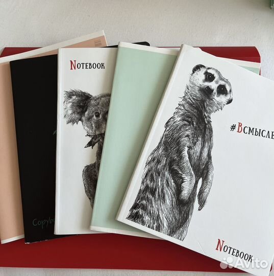 Различные новые тетради