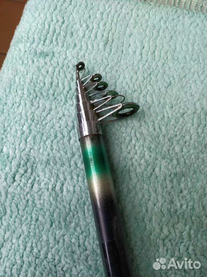 Удочки поплавковые телескопические с кольцами