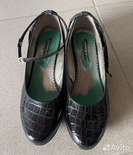 Туфли кожаные