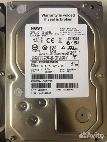 Жесткие диски HDD SSD 2.5 3.5 IDE SATA SAS FC scsi