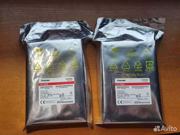 Жесткий диск новый в упаковке Toshiba P300 6тб