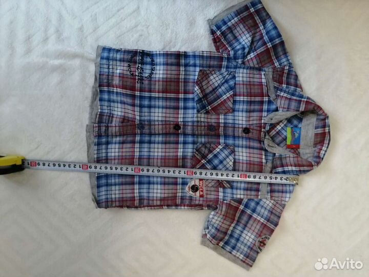 Рубашка детская на мальчика 86 размер