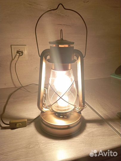 Керосиновая лампа летучая мышь ретро светильник