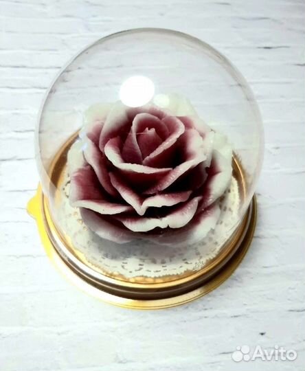 Мыло ручной работы Роза в куполе