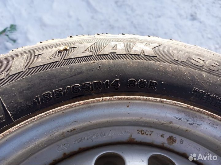 Bridgestone Blizzak WS-60 185/60 R14 86R