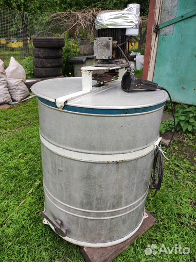 Медогонка 3 рамочная электрическая алюминиевая