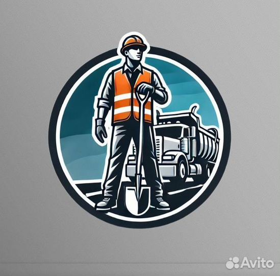 Дорожный рабочий в крупных инфраструктурных проект