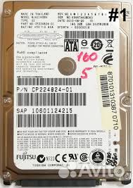 Жесткий диск Toshiba 160 Ггб для ноутбука