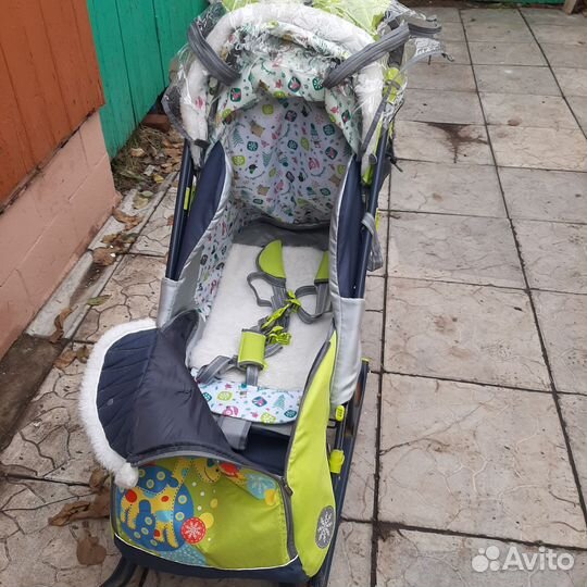 Санки коляска ника 7 2