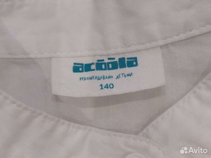 Блузка,рубашка на девочку 140р